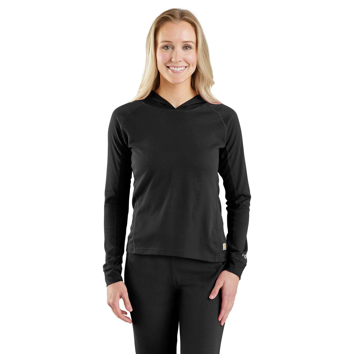 Women's Carhartt Force® Midweight Micro-Grid Base Layer Hoodie