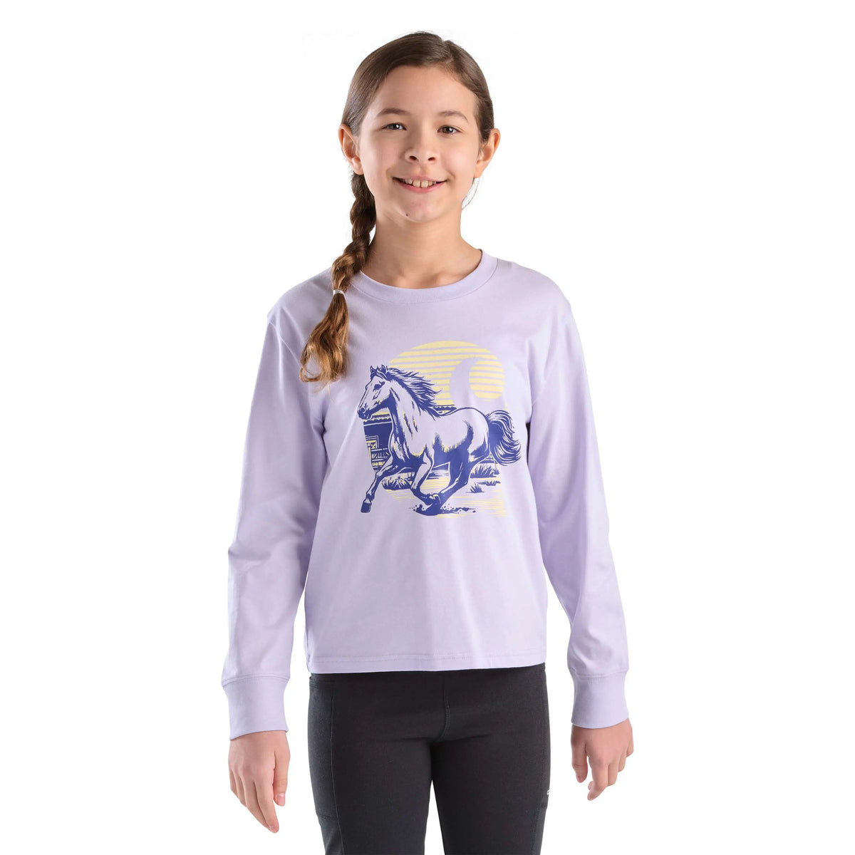 Girls' Long Sleeve Run Wild T-Shirt (Toddler/Child/Youth)