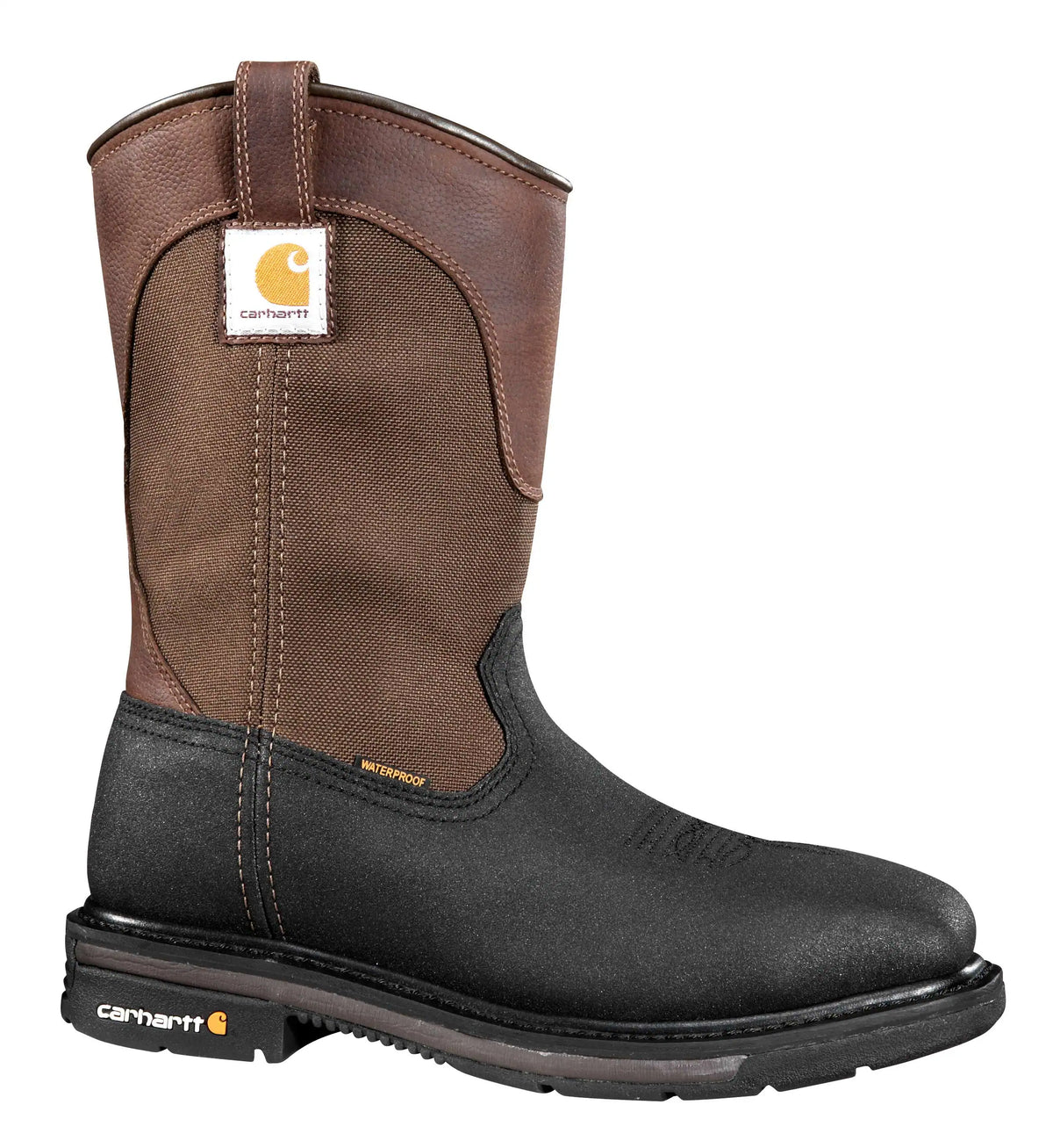 Rugged Flex® Square Toe Waterproof 11" Steel Toe Wellington