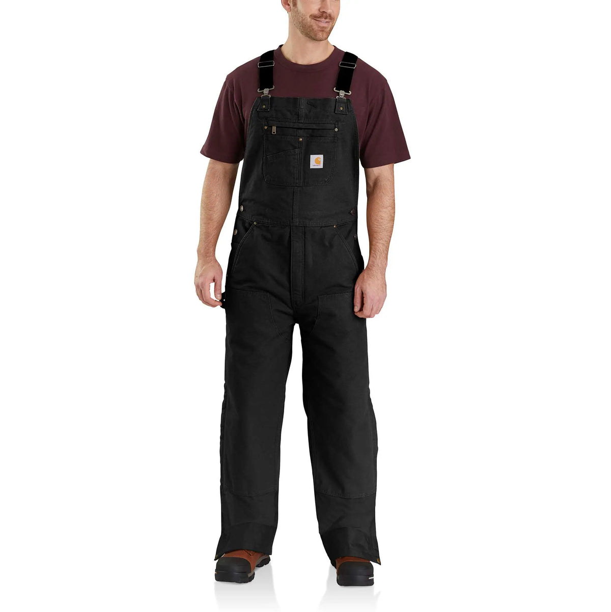 Washed Duck Insulated Bib Overall