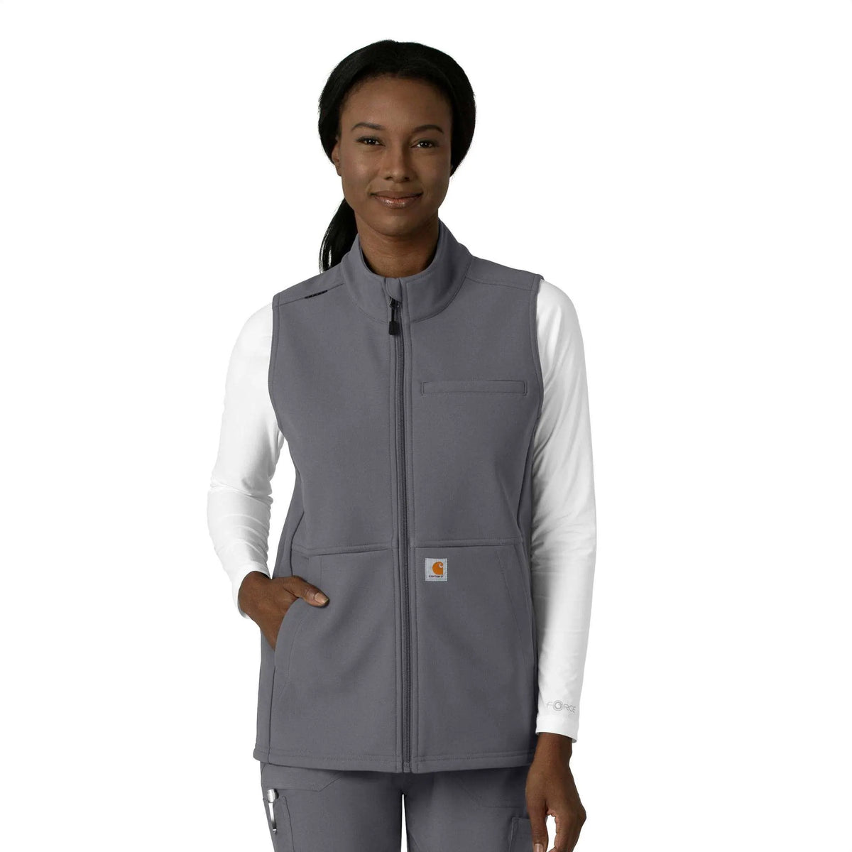 Women's Rugged Flex® Bonded Fleece Scrub Vest