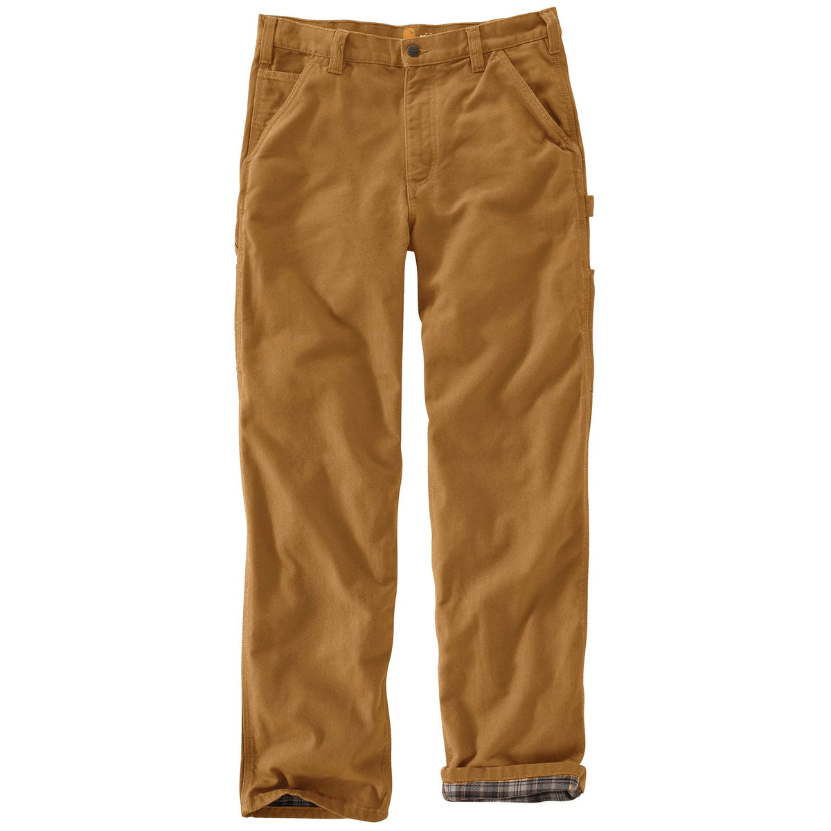 Loose Straight Washed Duck Lined Dungaree