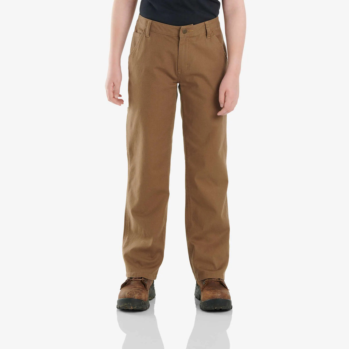 Boys' Rugged Flex® Loose Fit Canvas Utility Boot-Cut Work Pant (Child/Youth)
