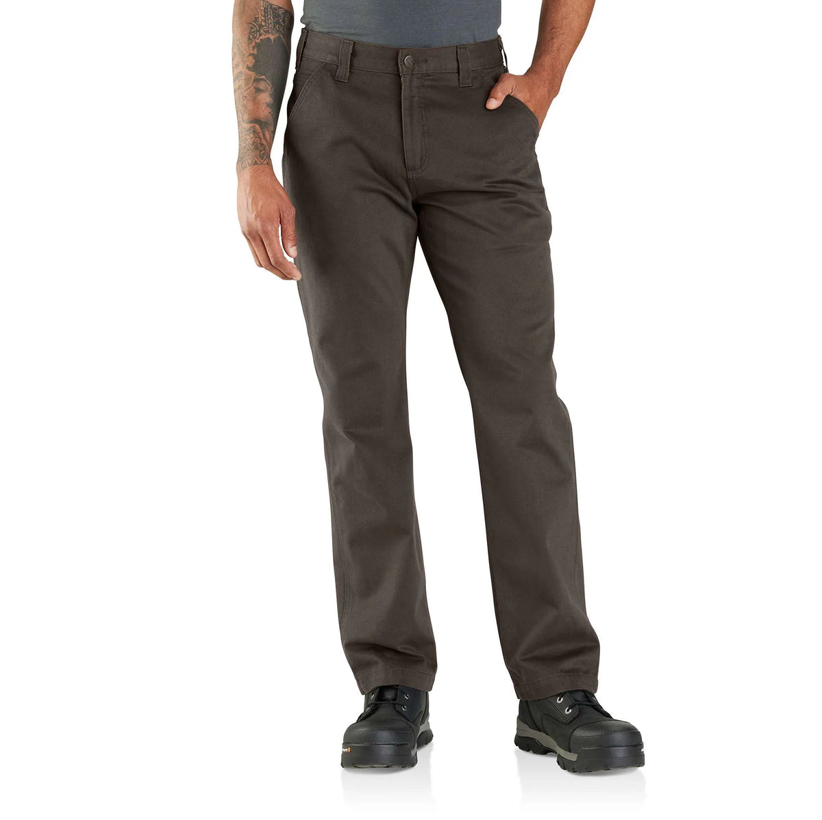 Relaxed Straight Twill Dungaree